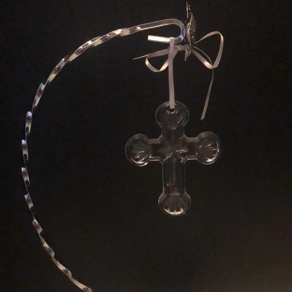 Waterford crystal cross ornament